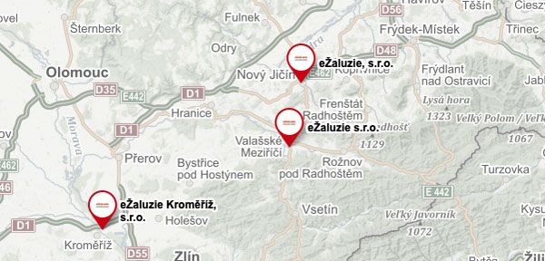 ežaluzie podomítkové schránky